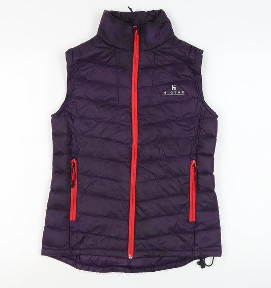 Womens UK Size 8 Hi Gear Purple Puffer Jacket