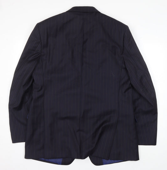 Mens UK Size 44 Marks and Spencer Regular Blue Suit Jacket