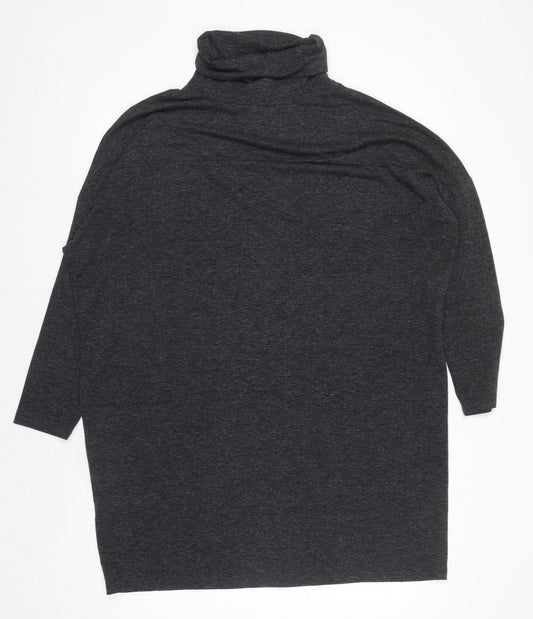 Womens UK Size 10 MNG Grey Pullover Jumper
