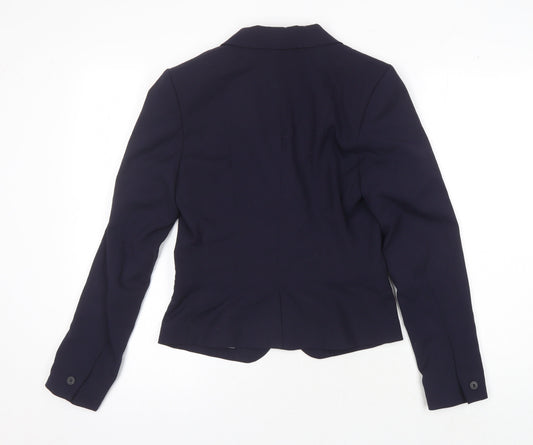 H&M Women's Blue Blazer, Size 8, Regular Fit