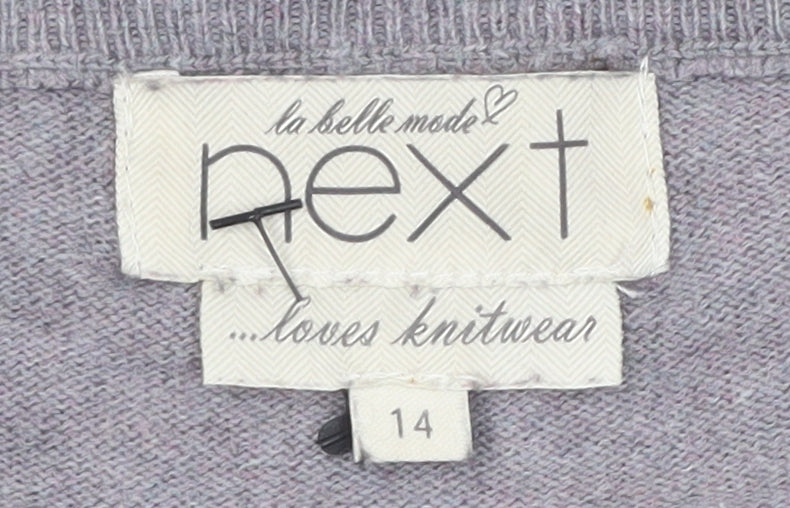 Womens UK Size 14 NEXT Grey Pullover Jumper