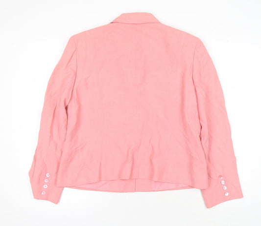 Country Casuals Women's Pink Suit Jacket Size 16