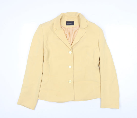 Womens UK Size 12 Alexon Regular Beige Blazer