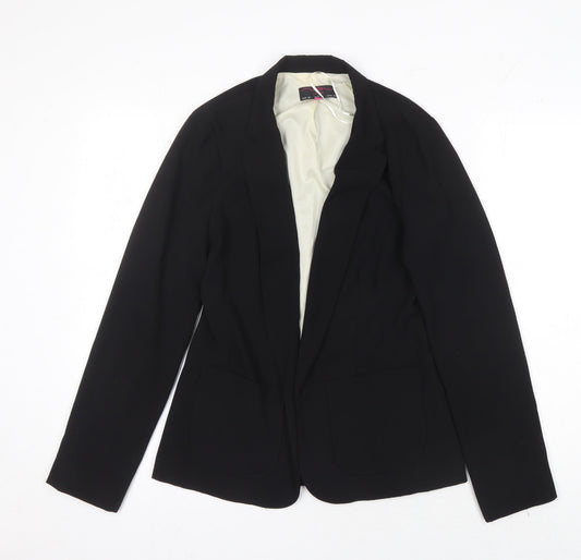 Womens UK Size 8 New Look Regular Black Blazer