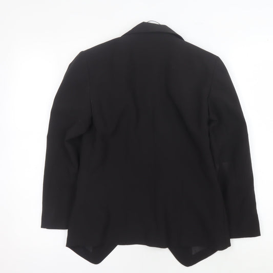 Miss Selfridge Women's Black Blazer Size 6 Woven