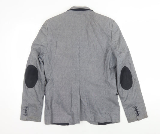 Mens UK Size 38 H&M Grey Suit Jacket