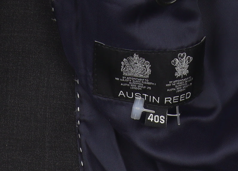 Austin Reed Men's Black Wool Blazer 40S