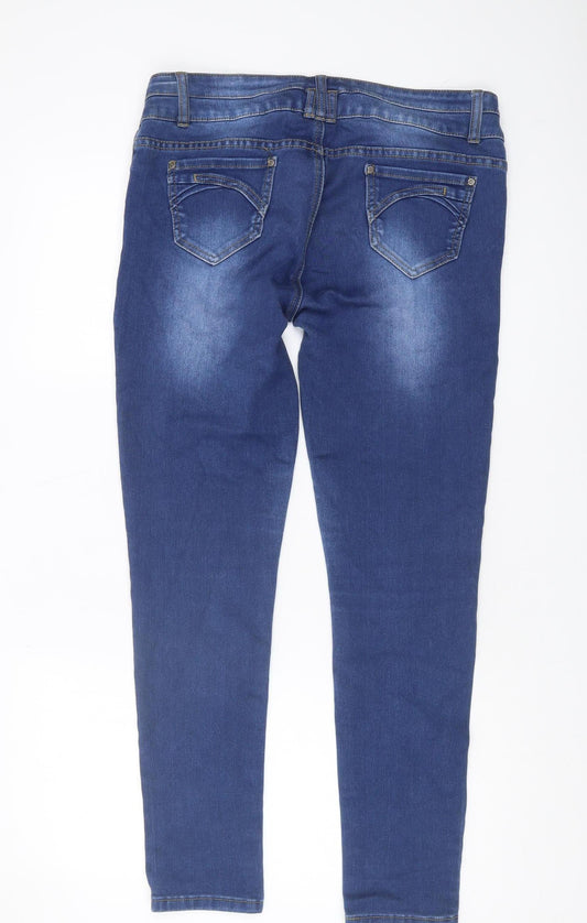 Quiz Women's Blue Skinny Jeans Size 12