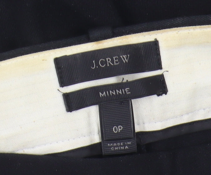 J. Crew Women's Black Skinny Trousers Size 6