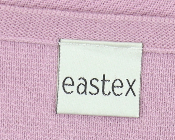 Eastex Women's Pink Knit Jumper Size 18