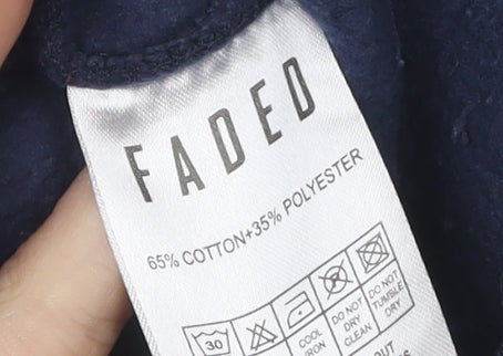 Faded Men's Blue Sweat Shorts M - Casual & Stylish