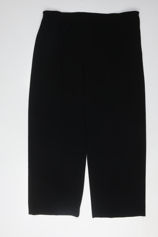 Womens UK Size 20 Eastex Black Trousers