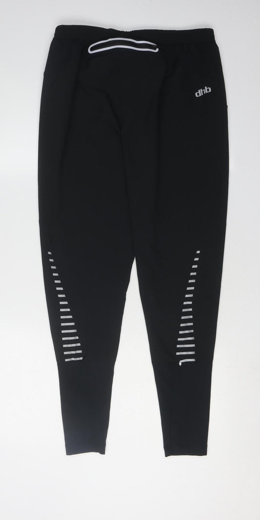dhb Men's Black Jogger Trousers M - Running Activewear