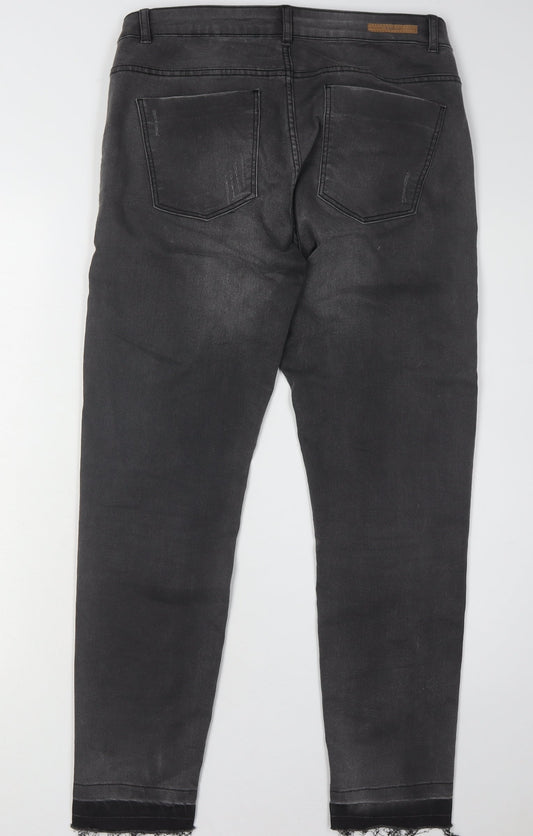 b.young Women's Black Skinny Jeans Size 12