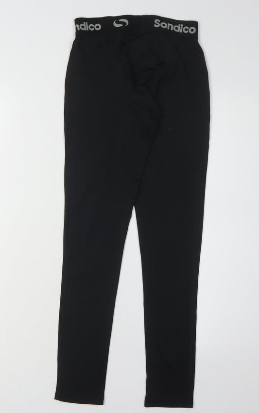 Sondico Teen Black Compression Leggings 146 Athletic