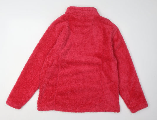 Regatta Women's Red Fleece Pullover Sweatshirt Size 14