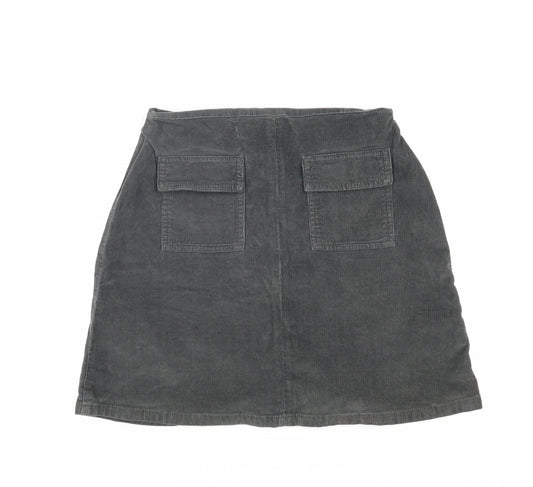 Womens UK Size XS Superdry A-Line Corduroy Skirt