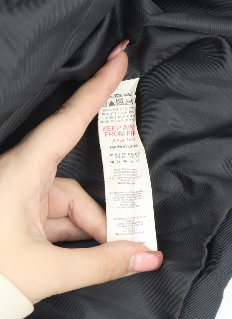 PrettyLittleThing Women's Black Blazer Size 10