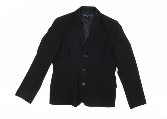 Additional front view of French Connection Women's Black Blazer, size 16