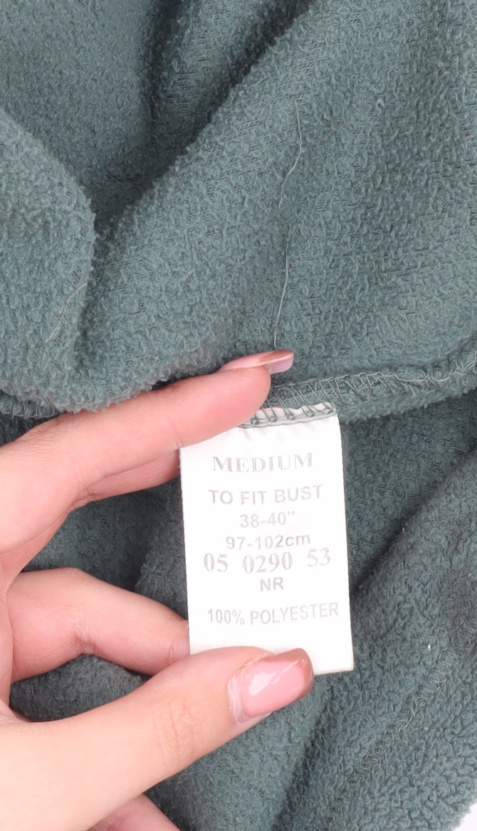 Mens UK Size M Peter Storm Green 1/4 Zip Sweatshirt