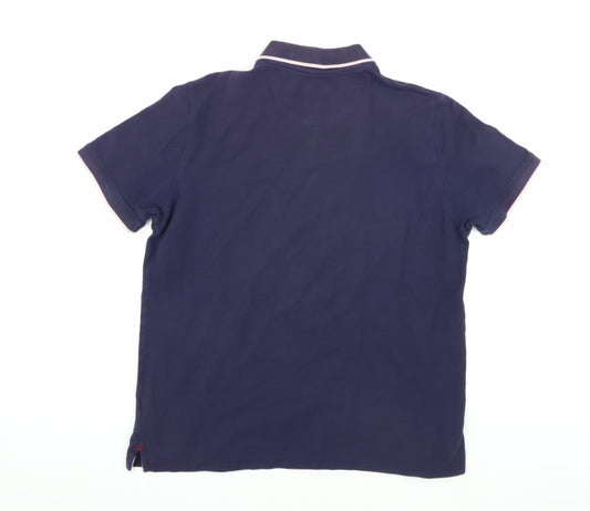 Pierre Cardin Men's Blue Polo Shirt XL