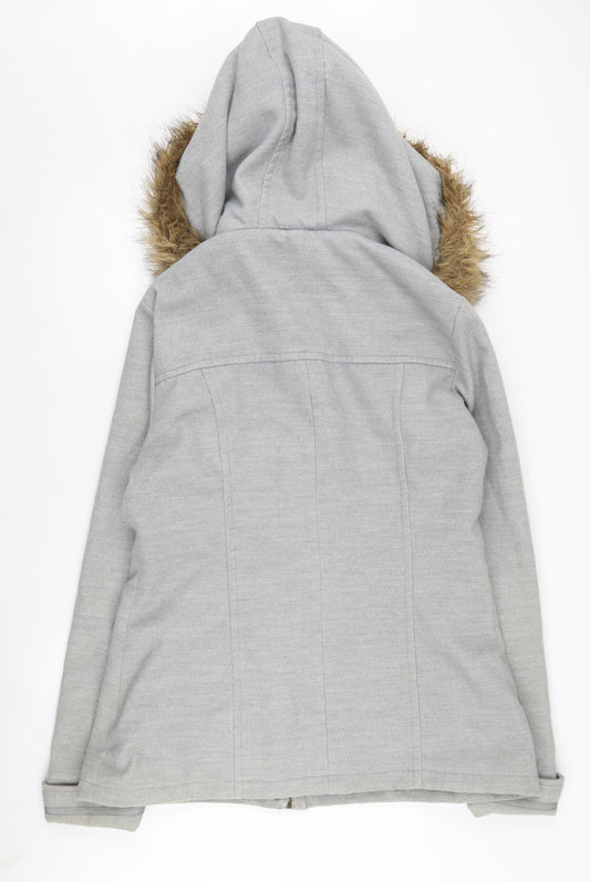 Kangol Women's Grey Hooded Jacket Size 16
