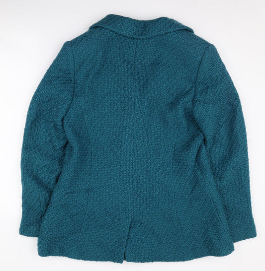 Marks & Spencer Women's Green Mid-Length Coat 14