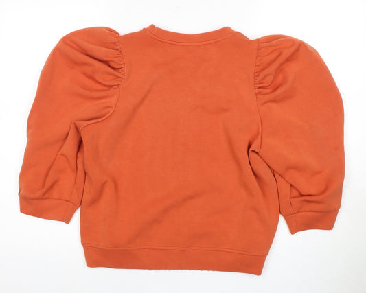Womens UK Size L PEPPERCORN Orange Basic Blouse