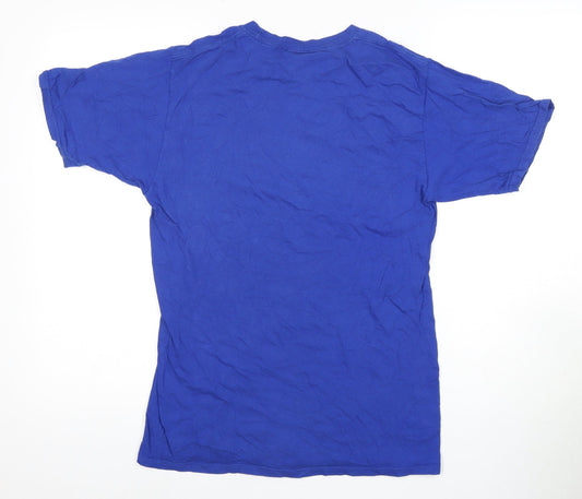 Port & Company Men's Small Blue Rolling Stones Tour T-Shirt