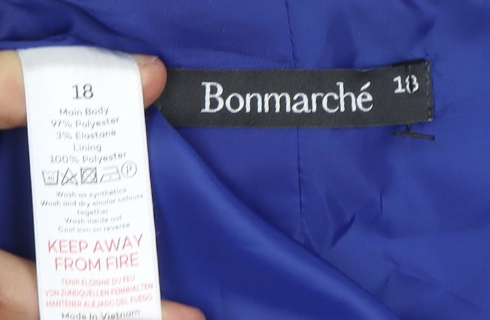 Bonmarché Women's Blue Blazer Size 18