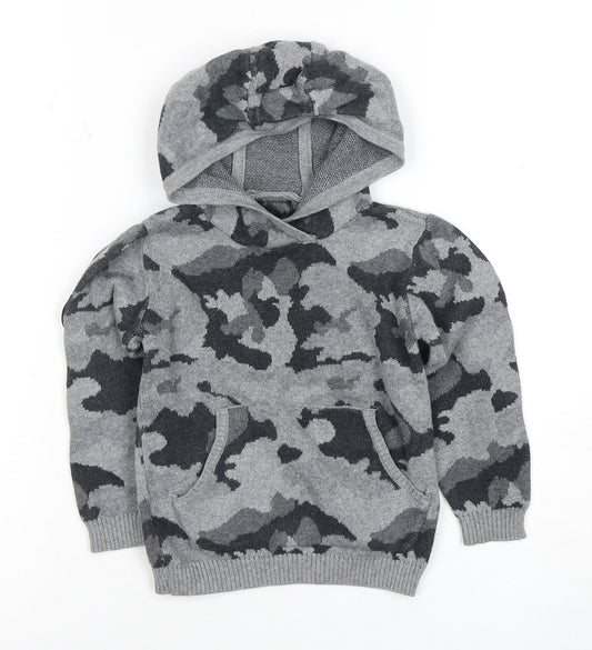 Fifteen Boys Grey Camouflage Pullover Hoodie 2-3 Years