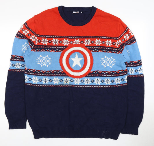 Primark Men’s Multicoloured XL Pullover Jumper