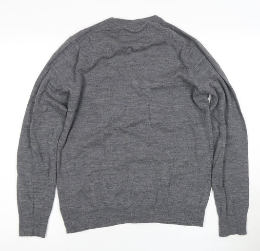 Womens UK Size M Linea Grey Cardigan Jumper