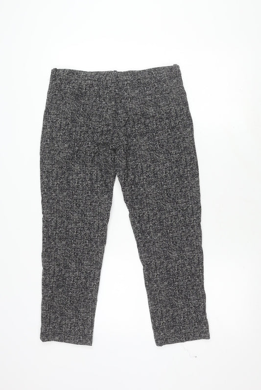 Womens UK Size 10 Jigsaw Regular Fit Trouser Black Trousers