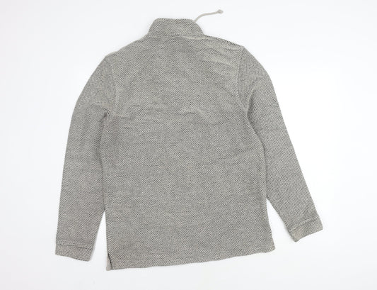 Weird Fish Men's Grey Pullover Sweatshirt M