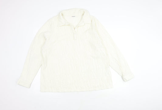 Womens UK Size 24 Damart White Polo