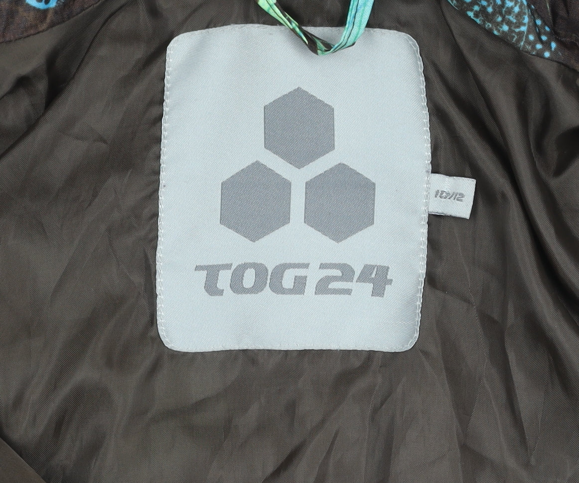 Womens UK Size 12 TOG24 Brown Rain Coat