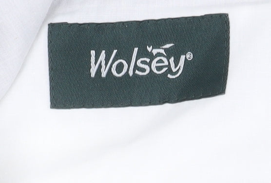 Wolsey Green Men's Chino Shorts, 30 in, Belted, Pleated