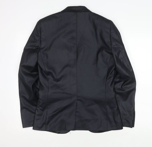 Mens UK Size 36 H&M Regular Blue Suit Jacket