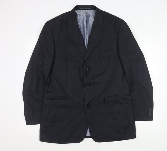 Mens UK Size 42 Austin Reed Regular Blue Suit Jacket
