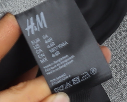 Mens UK Size 44 H&M Regular Grey Suit Jacket