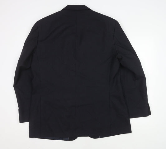 Mens UK Size 42 Marks and Spencer Regular Blue Suit Jacket