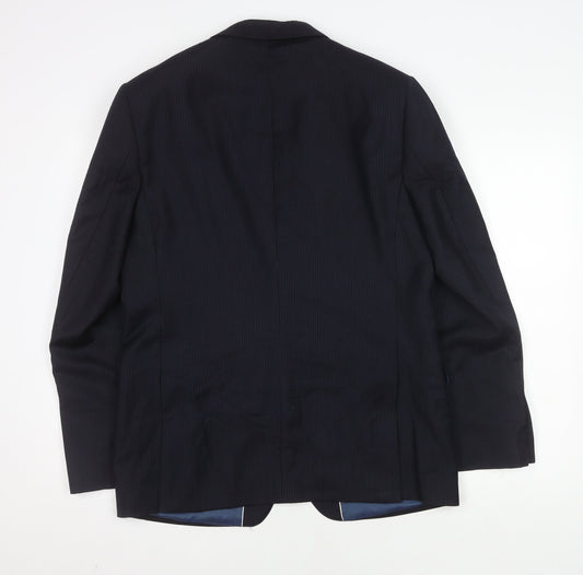 Mens UK Size 40 John Lewis Regular Blue Suit Jacket