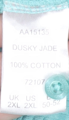 Cotton Traders Men's Green 2XL Polo Shirt