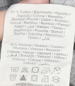 Jack & Jones Men's Grey Regular Fit T-Shirt, M