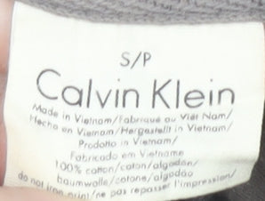 Mens UK Size S Calvin Klein Grey Pullover Hoodie