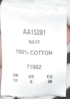 Cotton Traders Women's Multicolour Striped Top