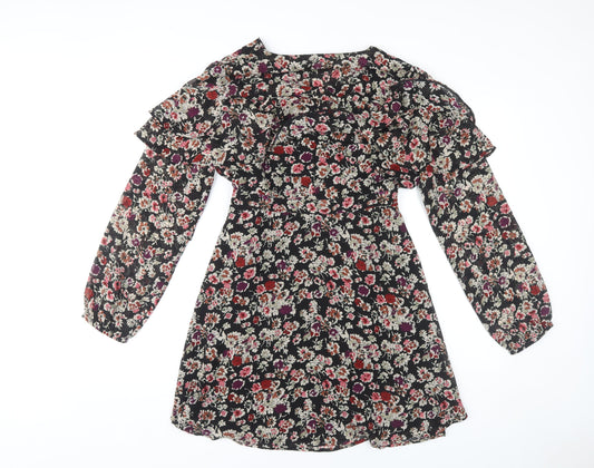 New Look Women's Floral Wrap Dress UK 12