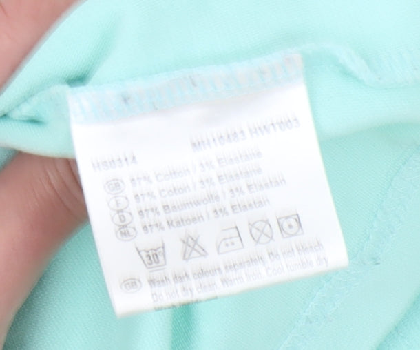 Womens UK Size 18 Hawkshead Green Basic T-Shirt