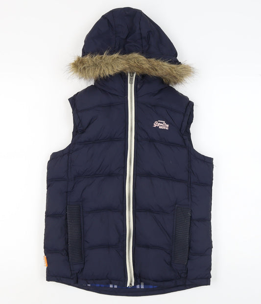 Womens UK Size S Superdry Blue